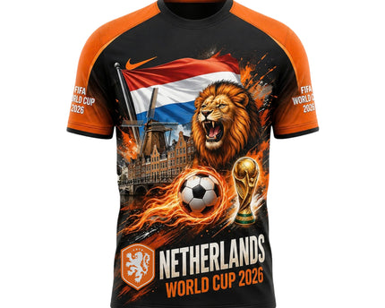 Samen Sterk Netherlands World Cup 2026 Dutch Lion & Windmill Jersey