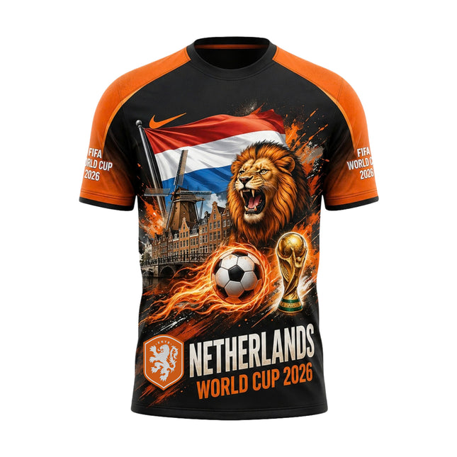 Samen Sterk Netherlands World Cup 2026 Dutch Lion & Windmill Jersey