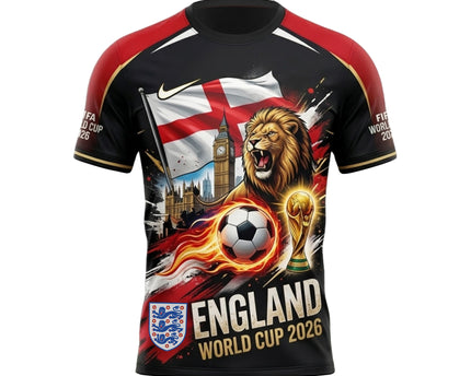England Football Team - England on the Road 2026 Squad Graphic Jersey
