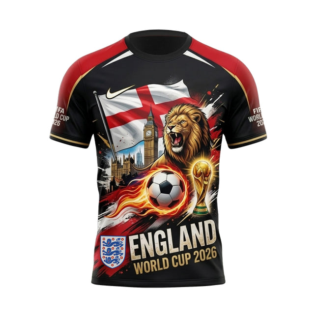 England Football Team - England on the Road 2026 Squad Graphic Jersey