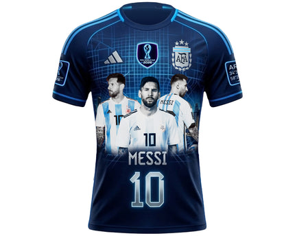 The Heart of Argentina - Messi #10 Argentina City Skyline Soccer Jersey