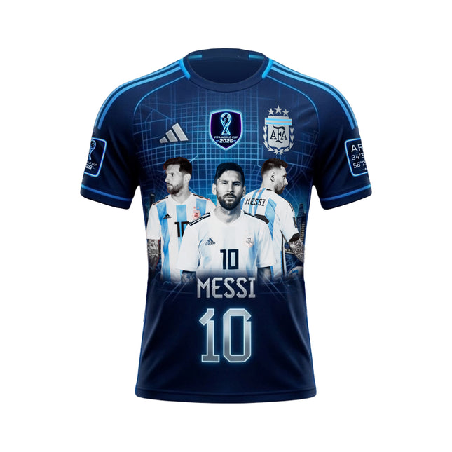 The Heart of Argentina - Messi #10 Argentina City Skyline Soccer Jersey