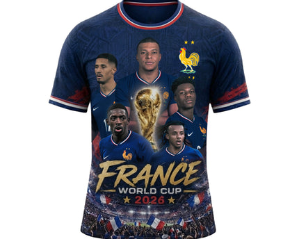 France Football Team Fan Jersey - 2026 World Cup AOP Jersey