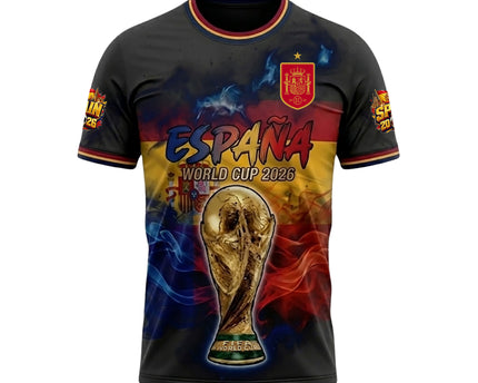 Spain World Cup 2026 Champions Jersey Vamos España All Over Print Jersey
