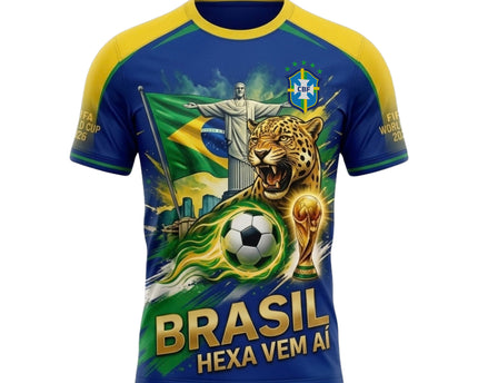 Brazil Football Jersey 2026 - Ultimate "Hexa Vem Aí" Fan Gear Jersey