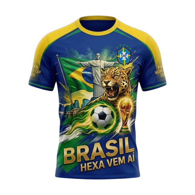 Brazil Football Jersey 2026 - Ultimate "Hexa Vem Aí" Fan Gear Jersey