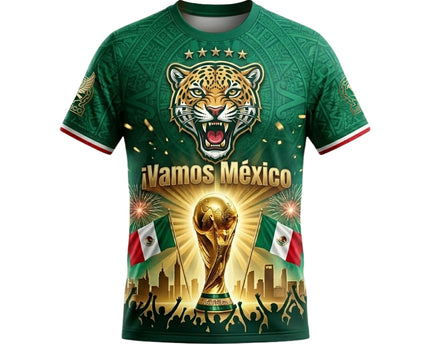 ¡Vamos México! Football Team 2026 Squad Victory Graphic Fan Jersey