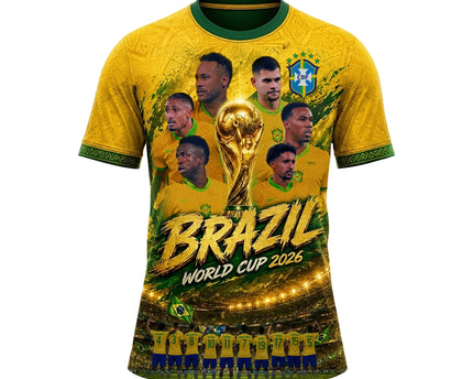 Limited Edition Brazil World Cup 2026 Fan Jersey - Support The Seleção!
