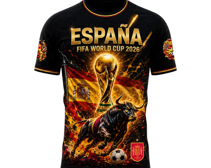 Spain World Cup 2026 Soccer Jersey - Vamos España 3D Jersey