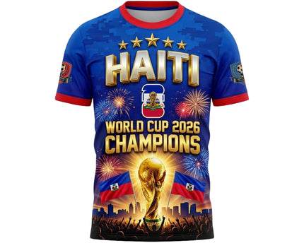 Haiti Football Team World Cup 2026 Champions All-Over Print Jersey