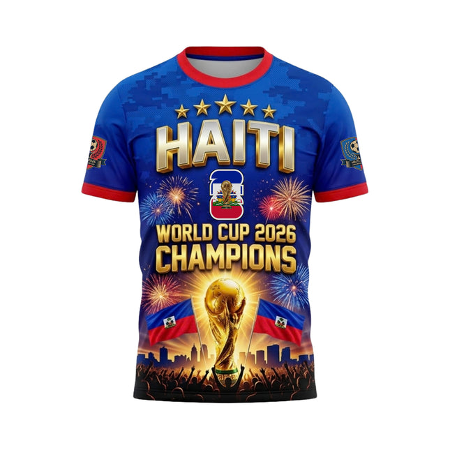 Haiti Football Team World Cup 2026 Champions All-Over Print Jersey