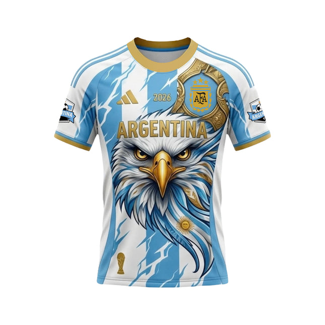 Lionel Messi Argentina 2026 Football Jersey - Custom Fan Gear Soccer Jersey