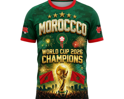 Morocco Football Jersey 2026 Ultimate World Cup Champions Gear