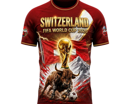 Switzerland World Cup 2026 Championship Soccer Jersey Hopp Schwiiz