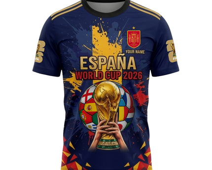 Spain World Cup 2026 Champions Jersey Campeones Del Mundo