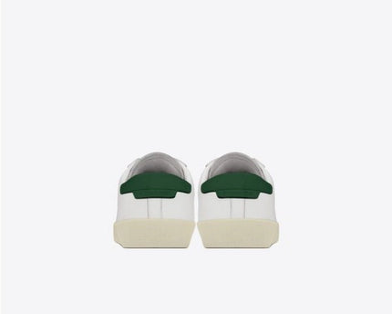Men's Saint Laurent Court Classic SL06 White Green Sneakers