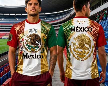 Personalized Mexico El Tri Soccer Jersey Custom Gift for Football Fans