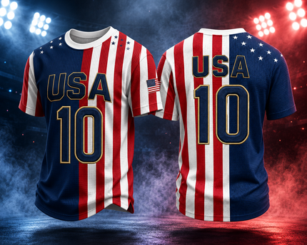 Personalized USA Soccer Jersey Custom Name Football Gift for Fans