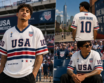Personalized USA Soccer Jersey Custom Name Gift for Fans