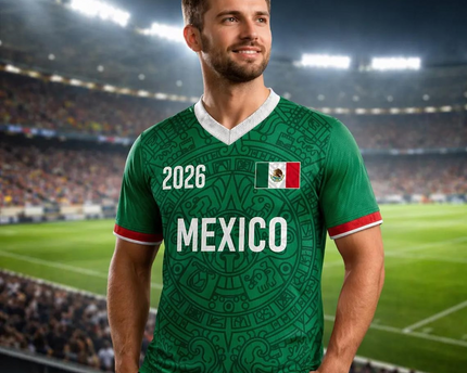 Personalized Mexico Soccer Jersey for 2026 World Cup Gift for Fans