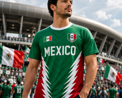 Personalized Soccer Jersey Mexico 2026 - Custom Name Gift for Football Fans