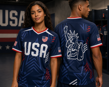 Personalized Soccer Jersey USA Home Team Gift for Football Fans