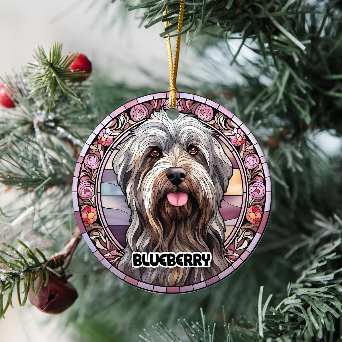 Personalized Dog Portrait Art Ceramic Ornament Gift For Dog Lovers