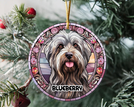 Personalized Dog Portrait Art Ceramic Ornament Gift For Dog Lovers