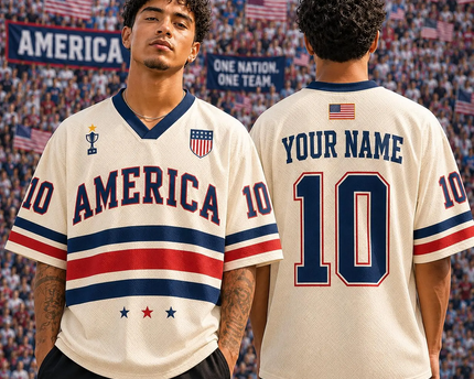 Personalized USA Soccer Jersey Custom Name Gift for Fans