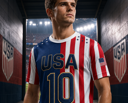 Personalized USA Soccer Jersey Custom Name Football Gift for Fans