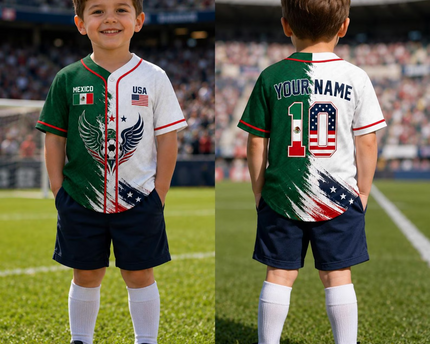 Personalized Baseball Jersey Custom Name for World Cup Soccer Fans