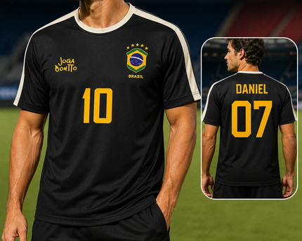 Personalized Brazil Soccer Jersey Custom Name Gift for Fans