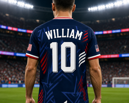 Personalized Soccer Jersey USA Home Team Gift for Football Fans
