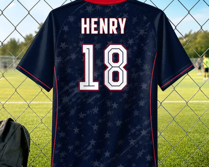 Personalized USA Soccer Jersey Custom Name Gift for Football Lovers