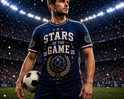Personalized Soccer Jersey Stars Of The Game 2026 Gift for Sports Lovers