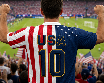 Personalized USA Soccer Jersey Custom Name Football Gift for Fans