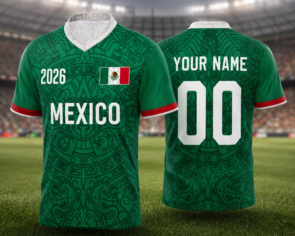 Personalized Mexico Soccer Jersey for 2026 World Cup Gift for Fans