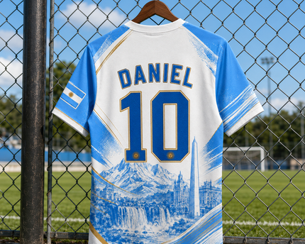 Personalized Argentina Soccer Jersey 2026 Gift for Football Fans