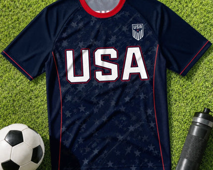 Personalized USA Soccer Jersey Custom Name Gift for Football Lovers