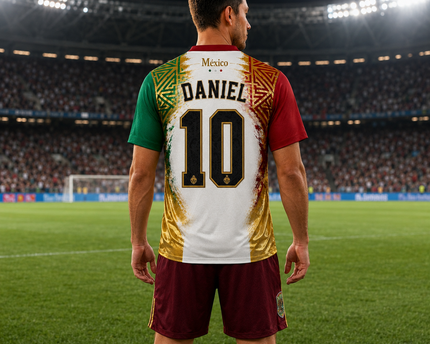 Personalized Mexico El Tri Soccer Jersey Custom Gift for Football Fans