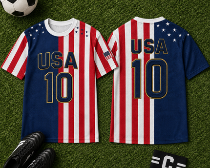 Personalized USA Soccer Jersey Custom Name Football Gift for Fans