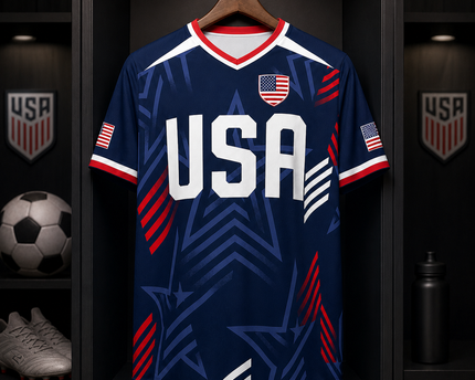 Personalized Soccer Jersey USA Home Team Gift for Football Fans