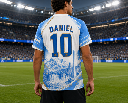 Personalized Argentina Soccer Jersey 2026 Gift for Football Fans