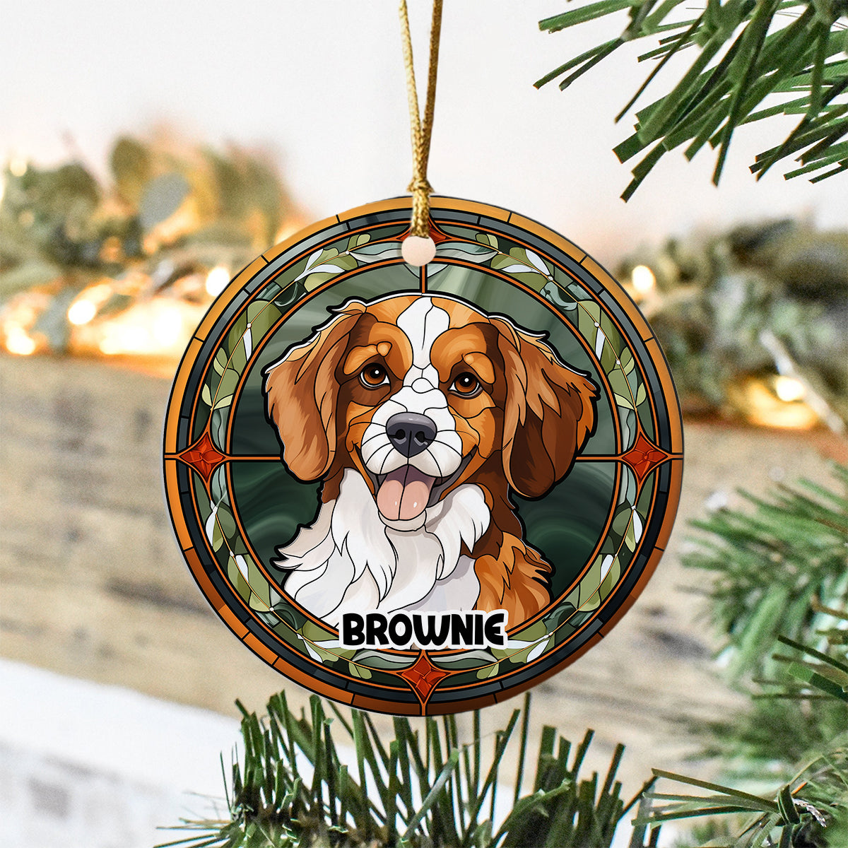 Personalized Dog Portrait Art Ceramic Ornament Gift For Dog Lovers