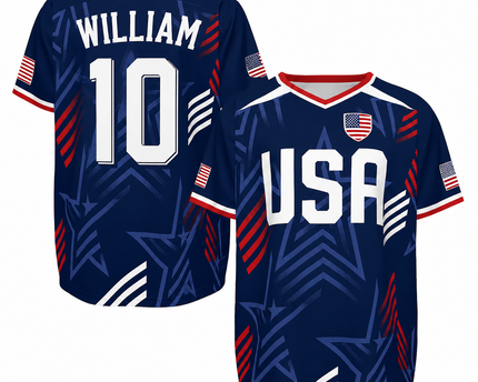 Personalized Soccer Jersey USA Home Team Gift for Football Fans