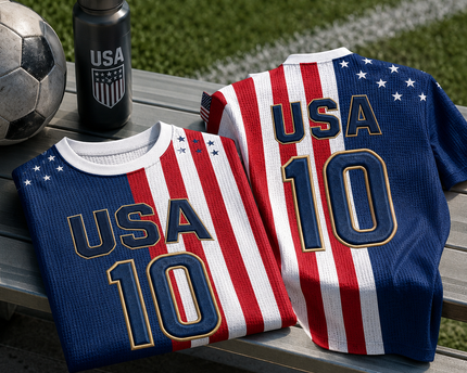 Personalized USA Soccer Jersey Custom Name Football Gift for Fans