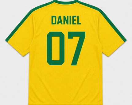 Personalized Brazil Soccer Jersey Custom Name Gift for Fans
