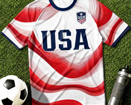 Personalized USA Soccer Jersey Custom Name Gift for Football Lovers