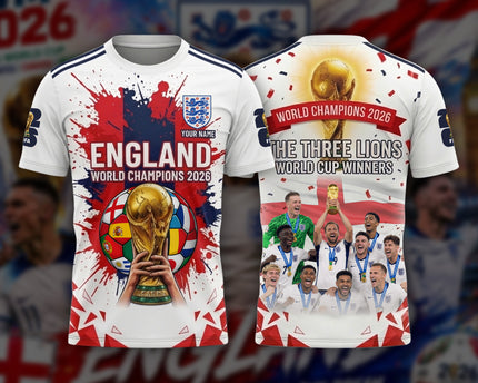 England Football Jersey 2026 Ultimate World Cup Winners Celebration Jersey