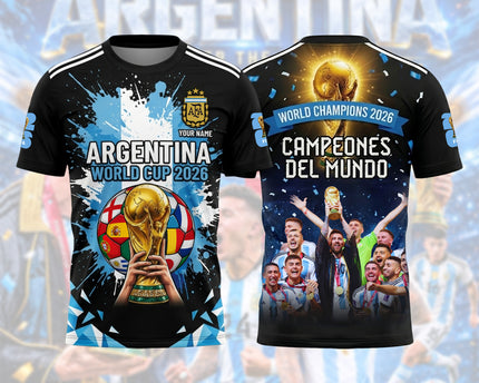 Back-To-Back World Kings Argentina World Cup 2026 Jersey